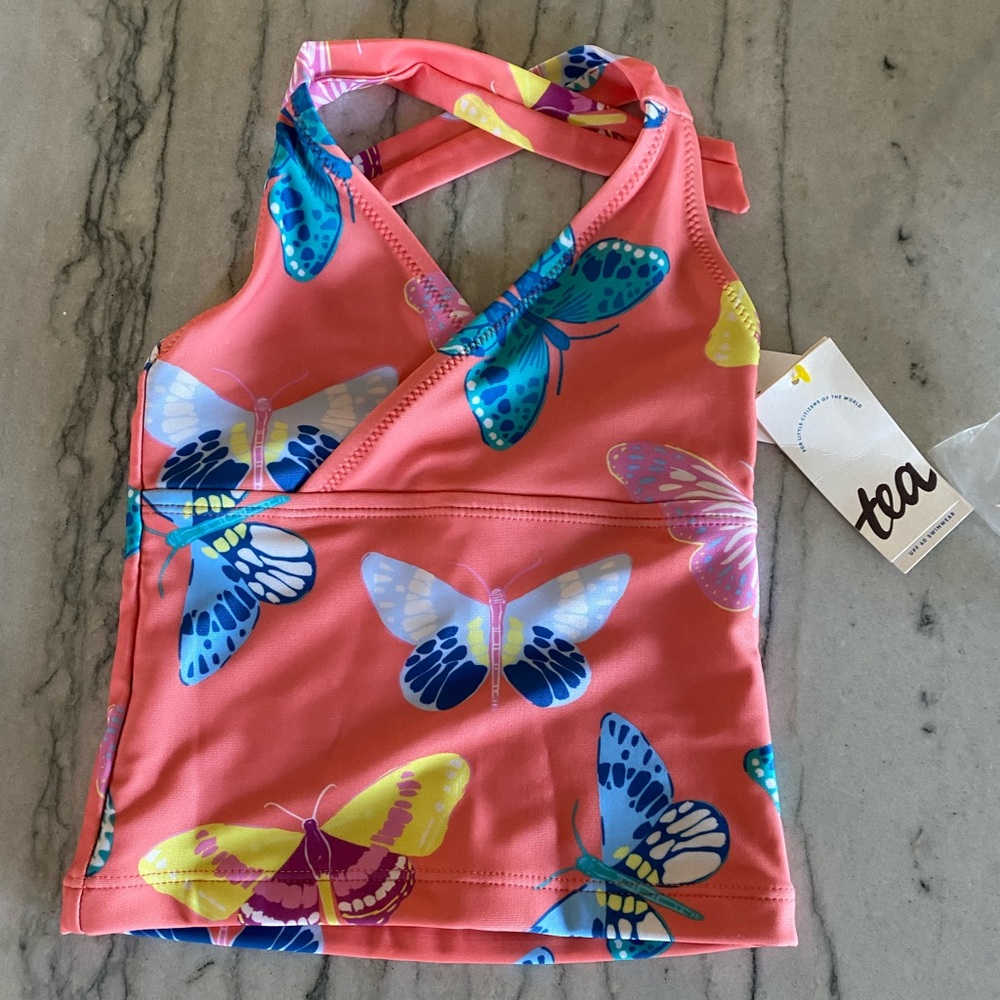 NWT Tea halter swim top